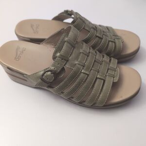 DANSKO STRAPPY SLIP ON OPEN TOE SANDALS MARION Women's SZ 41